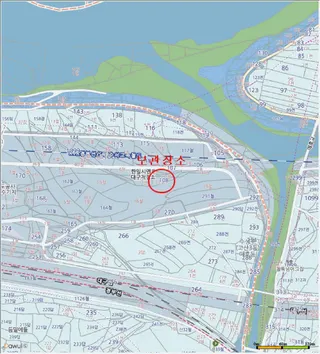 한국쓰리축11.5톤트럭 위치도 1